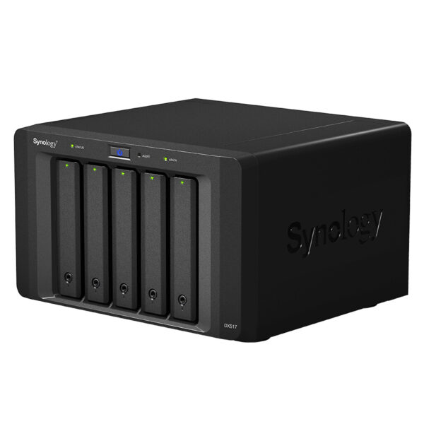 Synology DX517 disk array Desktop Zwart - Afbeelding 4