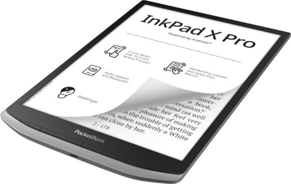 PocketBook InkPad X Pro e-book reader Touchscreen 32 GB Wifi Grijs - Afbeelding 2