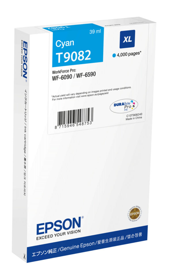 Epson C13T90824N inktcartridge 1 stuk(s) Origineel Cyaan