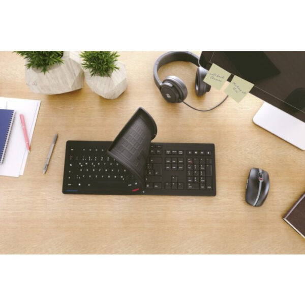 CHERRY Stream toetsenbord Universeel RF draadloos + USB QWERTY Engels Zwart - Afbeelding 3