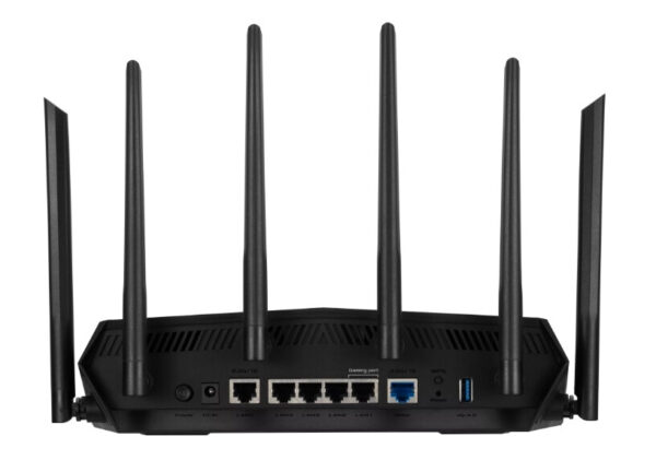 ASUS TUF Gaming AX6000 (TUF-AX6000) draadloze router Gigabit Ethernet Dual-band (2.4 GHz / 5 GHz) Zwart - Afbeelding 2