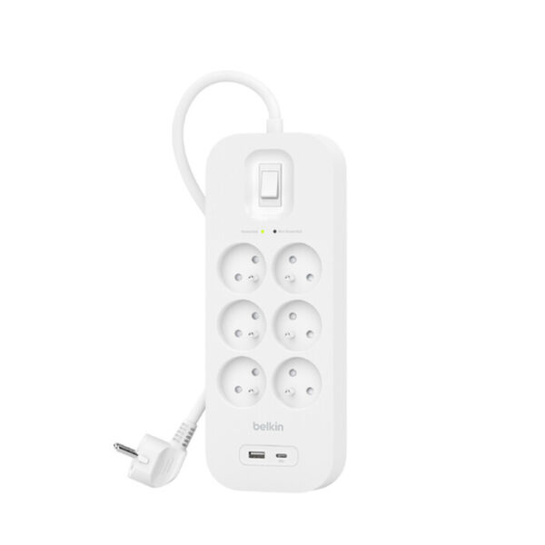 Belkin Connect Wit 6 AC-uitgang(en) 2 m