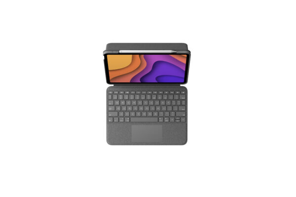 Logitech Folio Touch AZERTY Frans Smart Connector Grijs - Afbeelding 8