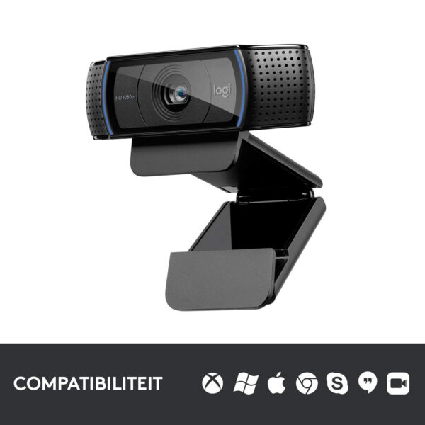 Logitech Hd Pro C920 webcam 3 MP 1920 x 1080 Pixels USB 2.0 Zwart - Afbeelding 5