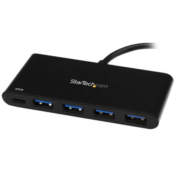 StarTech.com 4 Port USB-C Hub met 4 x USB Type-A (USB 3.0 SuperSpeed) - 60W Power Delivery Passthrough Charging - USB 3.2 Gen 1 - Afbeelding 2