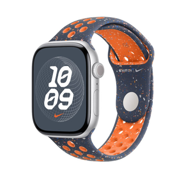 Apple MYLA3ZM/A slimme draagbare accessoire Band Blauw, Oranje Fluorelastomeer - Afbeelding 2