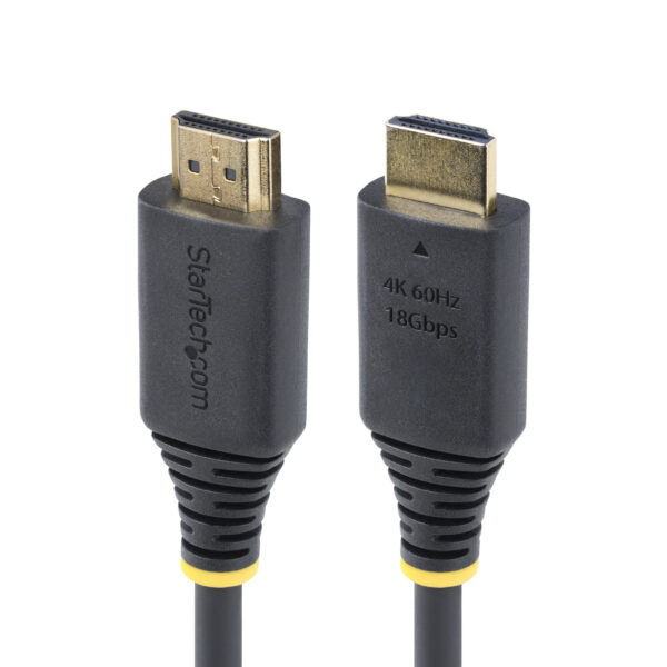 StarTech.com 30cm High Speed HDMI Kabel, 4K 60Hz/1440p 144Hz, HDR10/HDCP 2.2/ARC, 18Gbps, UHD HDMI 2.0 Kabel voor TV/Monitor/Dis