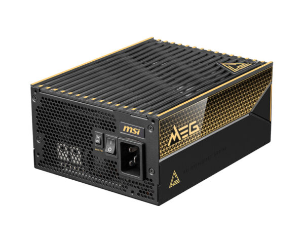 MSI MEG Ai1600T PCIE5 power supply unit 1600 W 24-pin ATX ATX Zwart