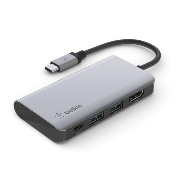 Belkin AVC006btSGY USB 3.2 Gen 1 (3.1 Gen 1) Type-C Zilver - Afbeelding 2