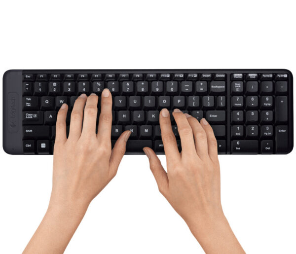 Logitech Wireless Combo MK220 toetsenbord Inclusief muis Kantoor RF Draadloos QWERTY Internationaal EER Zwart - Afbeelding 4