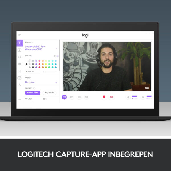 Logitech C922 Pro Stream Webcam - Afbeelding 14