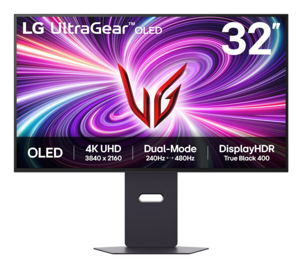 LG 32GS95UV-B computer monitor 81,3 cm (32") 3840 x 2160 Pixels 4K Ultra HD OLED Zwart