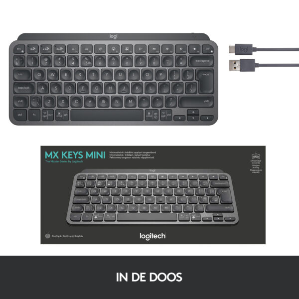 Logitech MX Keys Mini Minimalist Wireless Illuminated Keyboard - Afbeelding 13