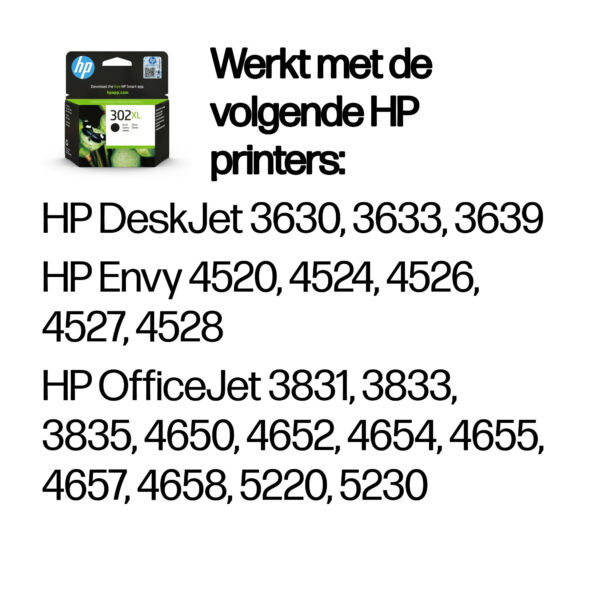 HP 302XL originele high-capacity zwarte inktcartridge - Afbeelding 7