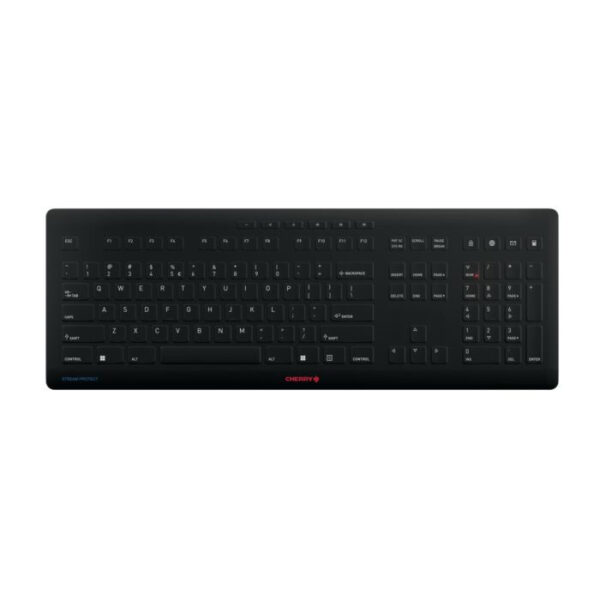 CHERRY Stream toetsenbord Universeel RF draadloos + USB QWERTY Engels Zwart