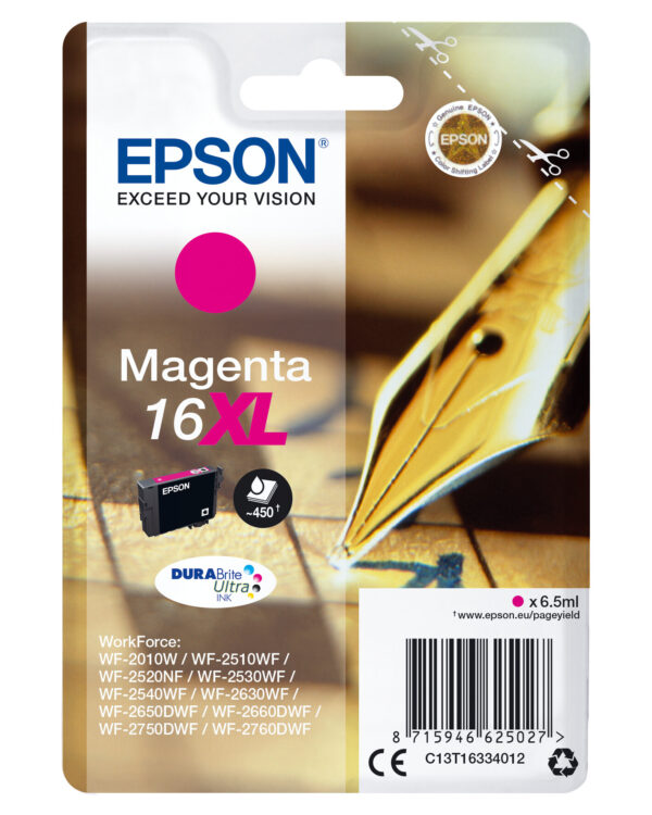 Epson Pen and crossword Singlepack Magenta 16XL DURABrite Ultra Ink