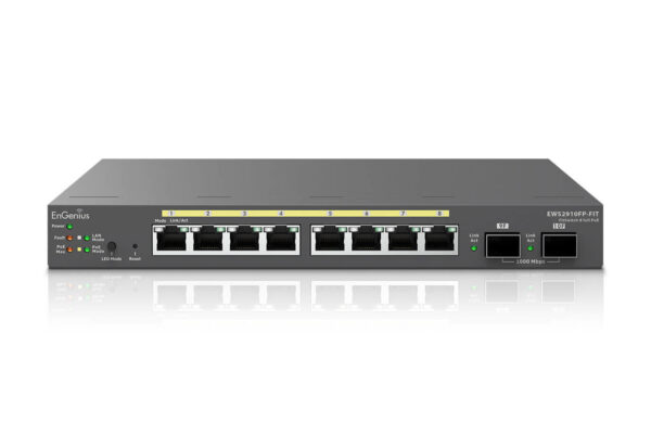 EnGenius EWS2910FP-FIT netwerk-switch Managed L2/L3 Gigabit Ethernet (10/100/1000) Power over Ethernet (PoE) Grijs