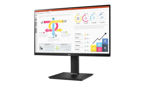 LG 24QP750P-B computer monitor 60,5 cm (23.8") 2560 x 1440 Pixels Quad HD LED Zwart - Afbeelding 2