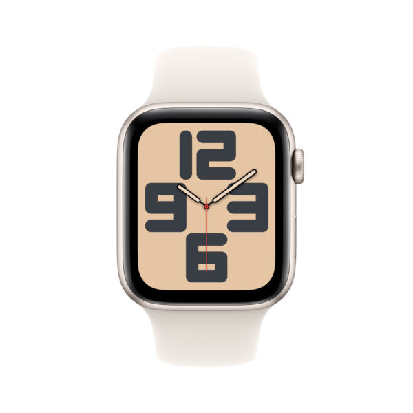 Apple Watch SE OLED 44 mm Digitaal 368 x 448 Pixels Touchscreen 4G Beige Wifi GPS - Afbeelding 2