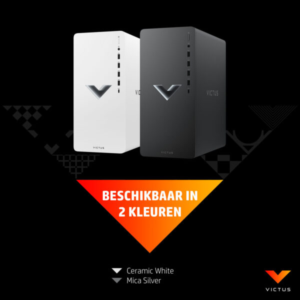 Victus by HP 15L TG02-0001nd AMD Ryzen™ 5 5600G 16 GB DDR4-SDRAM 512 GB SSD NVIDIA GeForce RTX 4060 Windows 11 Home Tower PC Zwa - Afbeelding 9