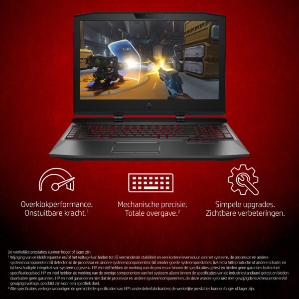 OMEN by HP 17-db0010nd AMD Ryzen™ 5 8645HS Laptop 43,9 cm (17.3") Full HD 16 GB DDR5-SDRAM 512 GB SSD NVIDIA GeForce RTX 4050 Wi - Afbeelding 7