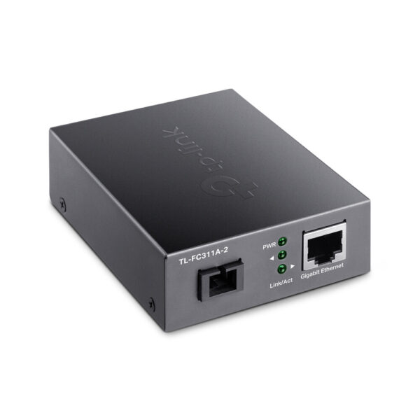 TP-Link TL-FC311A-2 netwerk media converter 1000 Mbit/s Single-mode Zwart - Afbeelding 3