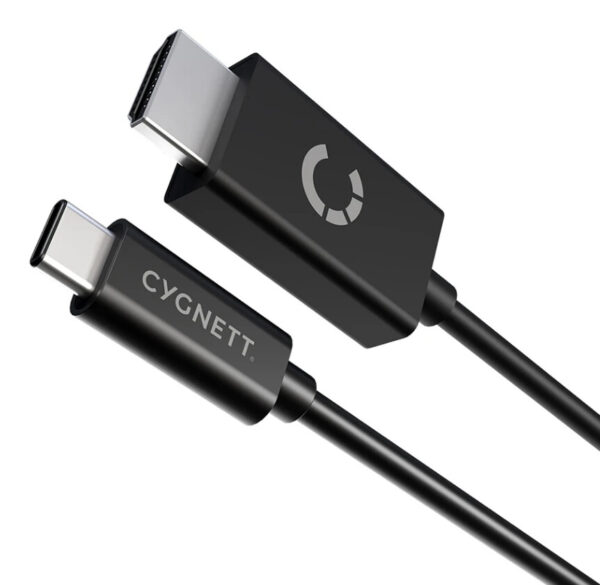 Cygnett CY3305HDMIC video kabel adapter 1,8 m USB Type-C HDMI Zwart - Afbeelding 4