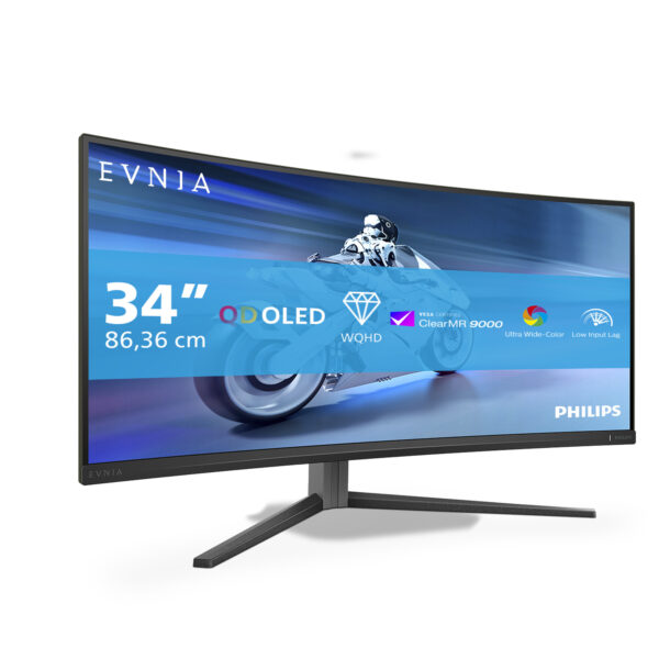 Philips Evnia 34M2C6500/00 computer monitor 86,4 cm (34") 3440 x 1440 Pixels Wide Quad HD QD-OLED Grijs - Afbeelding 15