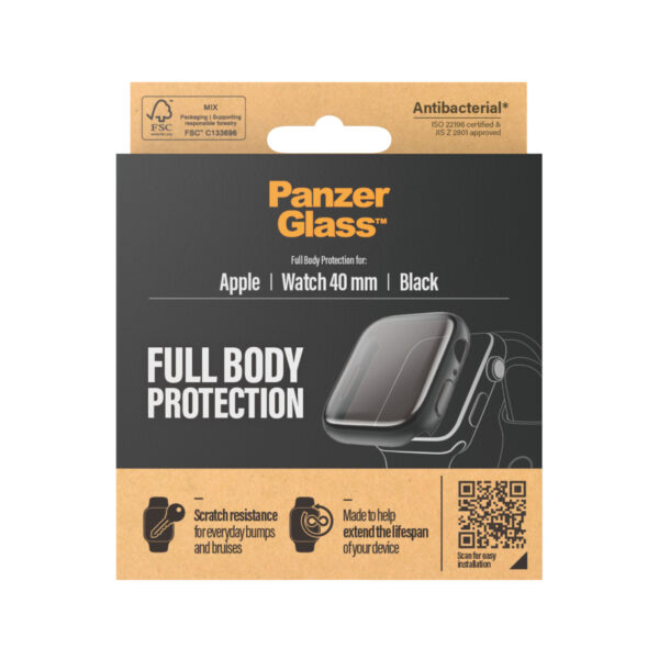 PanzerGlass 3640 slimme draagbare accessoire Schermbeschermer Zwart Gehard glas, Polyethyleentereftalaat (PET) - Afbeelding 3