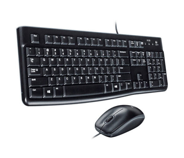 Logitech Desktop MK120 toetsenbord Inclusief muis USB QWERTY Italiaans Zwart - Afbeelding 3