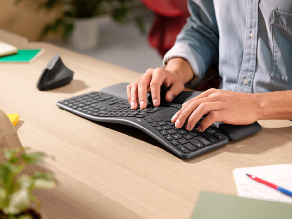 Logitech K860 for Business toetsenbord Kantoor Bluetooth AZERTY Frans Grafiet - Afbeelding 5