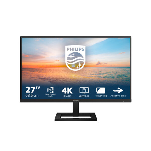 Philips 1000 series 27E1N1900AE/00 LED display 68,6 cm (27") 3840 x 2160 Pixels 4K Ultra HD LCD Zwart - Afbeelding 2