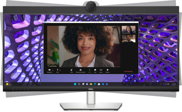 DELL P Series P3424WEB computer monitor 86,7 cm (34.1") 3440 x 1440 Pixels 4K Ultra HD LCD Zwart - Afbeelding 10