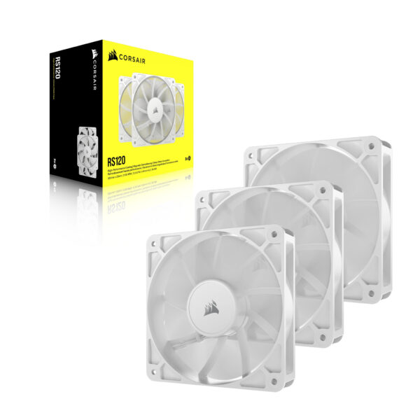 Corsair RS120 Computer behuizing Ventilator 12 cm Wit 3 stuk(s) - Afbeelding 6