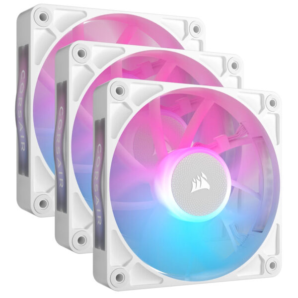 Corsair iCUE LINK RX120 RGB Computer behuizing Ventilator 12 cm Wit 3 stuk(s)