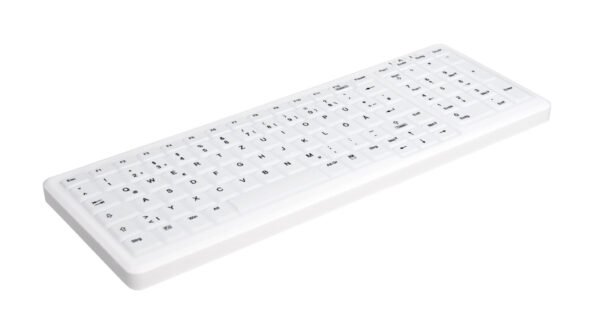 CHERRY AK-C7000 toetsenbord Medisch RF Draadloos AZERTY Belgisch Wit - Afbeelding 2