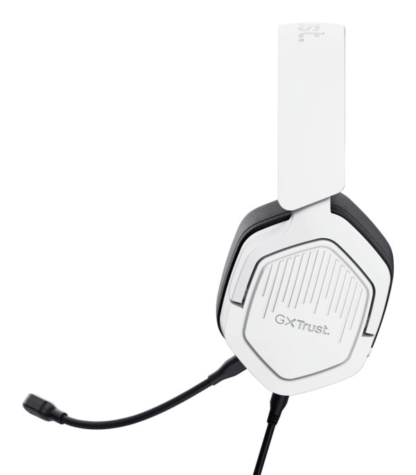 Trust GXT492W Carus Headset Bedraad Hoofdband Gamen Wit - Afbeelding 6