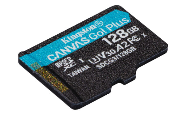 Kingston Technology 128GB microSDXC Canvas Go Plus 170R A2 U3 V30 kaart + ADP - Afbeelding 4