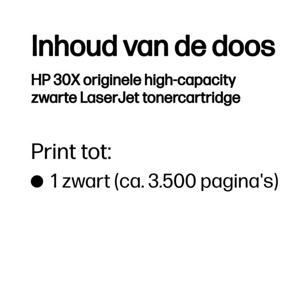 HP 30X originele high-capacity zwarte LaserJet tonercartridge - Afbeelding 10