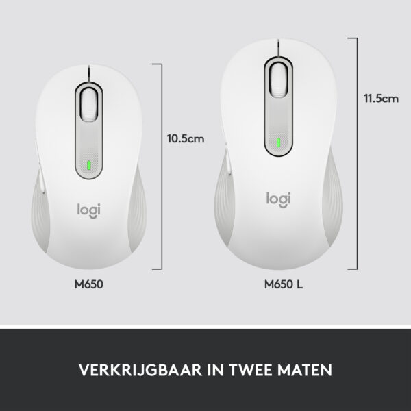 Logitech Signature M650 for Business muis Kantoor Rechtshandig RF-draadloos + Bluetooth Optisch 4000 DPI - Afbeelding 14