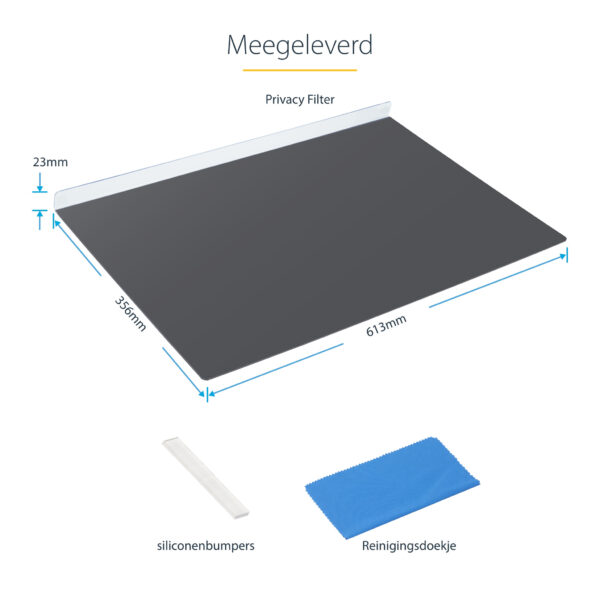 StarTech.com 27 inch 16:9 Computer Monitor Privacy Filter, Hangend Acryl Security Filter, Snel te installeren Privacy Screen, Mo - Afbeelding 15
