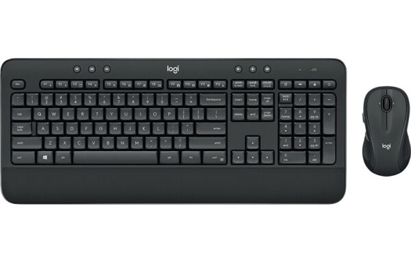 Logitech MK545 ADVANCED Wireless Keyboard and Mouse Combo toetsenbord Inclusief muis Kantoor RF Draadloos Engels Zwart