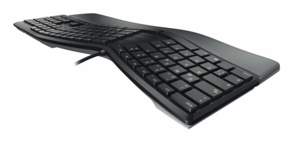 CHERRY KC 4500 ERGO toetsenbord Universeel USB AZERTY Belgisch Zwart - Afbeelding 5