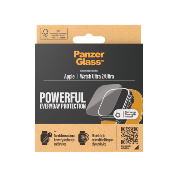 PanzerGlass 3680 slimme draagbare accessoire Schermbeschermer Transparant Gehard glas, Polyethyleentereftalaat (PET) - Afbeelding 3