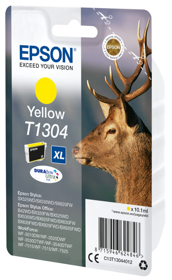 Epson Stag inktpatroon Yellow T1304 DURABrite Ultra Ink - Afbeelding 2