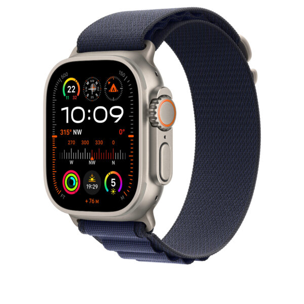 Apple MXMY3ZM/A slimme draagbare accessoire Band Marineblauw Polyester, Spandex, Titanium - Afbeelding 2