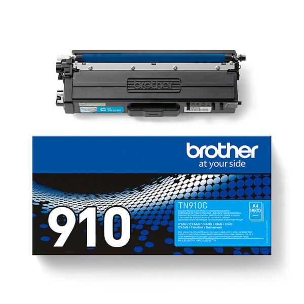 Brother TN-910C tonercartridge 1 stuk(s) Origineel Cyaan - Afbeelding 4