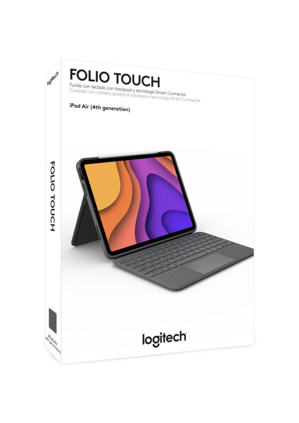 Logitech Folio Touch AZERTY Frans Smart Connector Grijs - Afbeelding 17