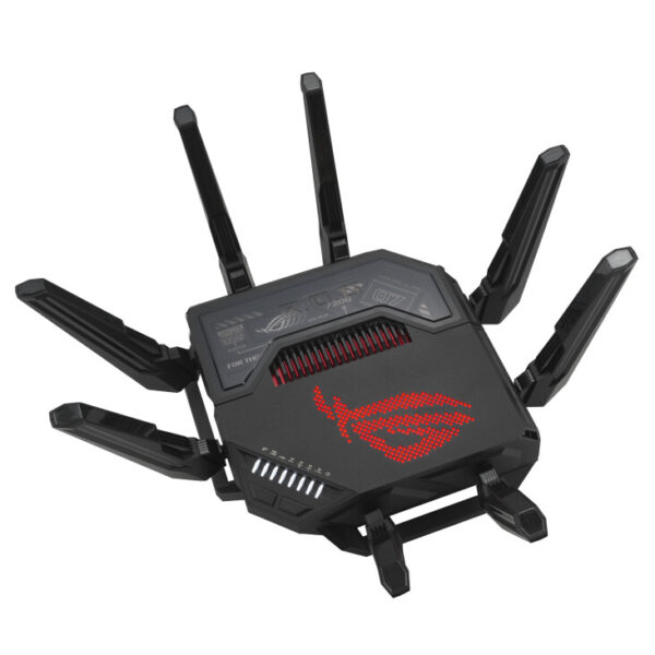 ASUS ROG Rapture GT-BE98 draadloze router 10 Gigabit Ethernet Quad-band (2.4 GHz / 5 GHz-1 / 5 GHz-2 / 6 GHz) Zwart - Afbeelding 6