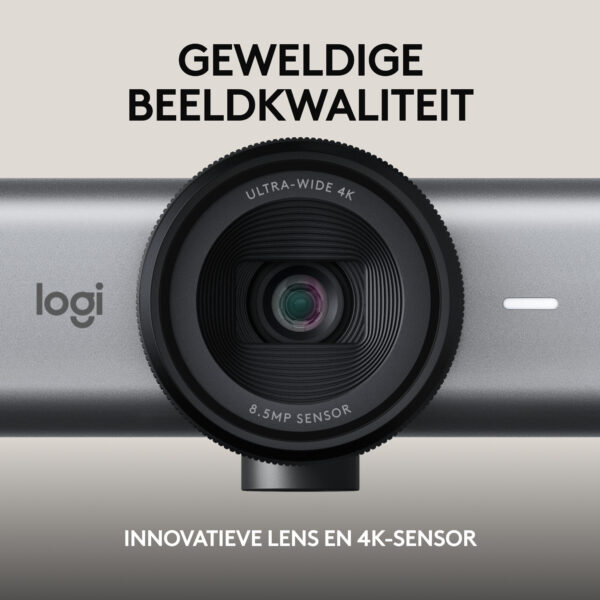 Logitech MX Brio 705 for Business webcam 8,5 MP 4096 x 2160 Pixels USB 3.2 Gen 1 (3.1 Gen 1) Aluminium, Zwart - Afbeelding 11